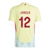 Camisola Espanha Joselu 12 Homen Equipamento 2ª Euro 2024